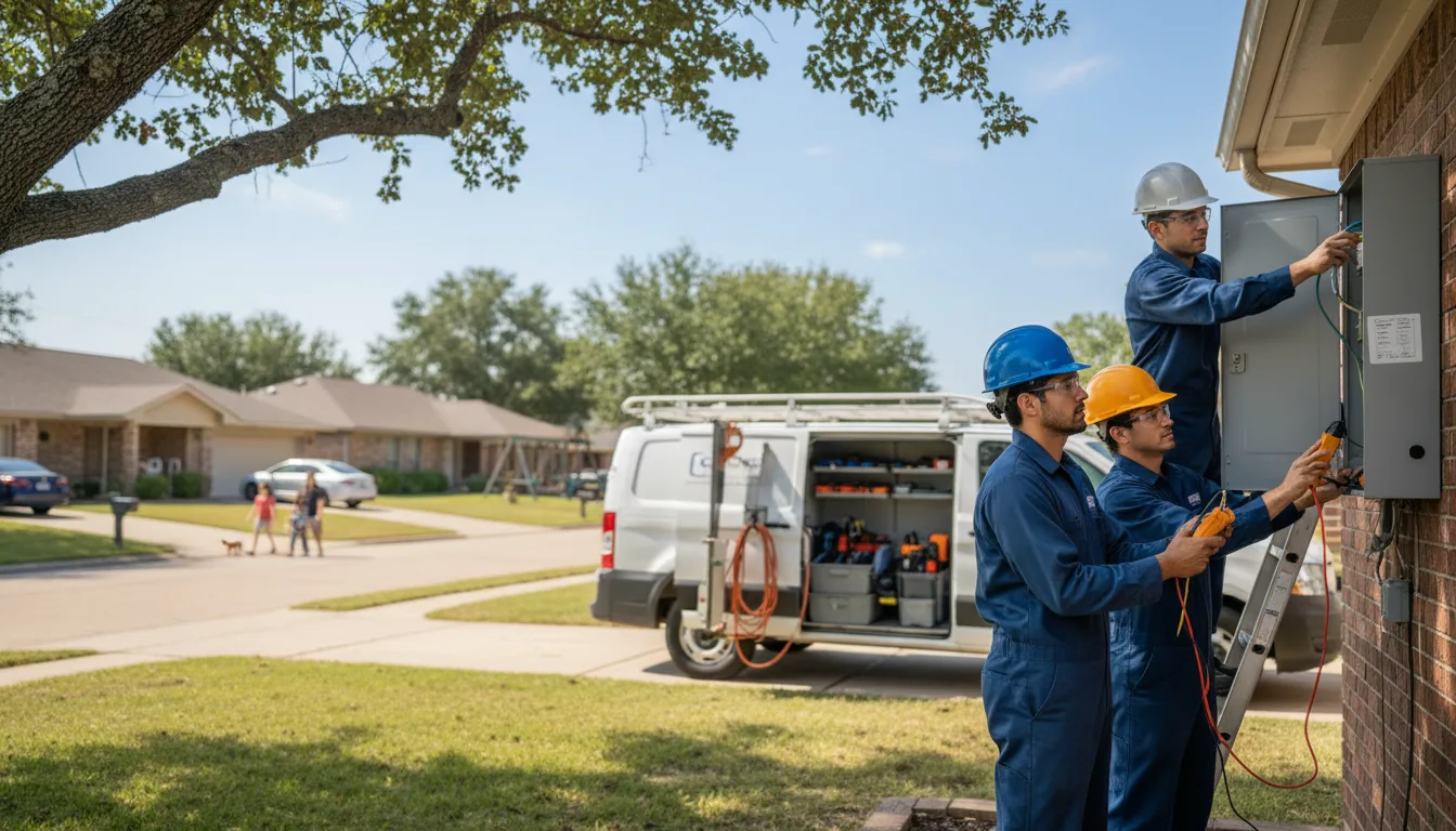 Certified electrician providing emergency electrical services in Inola, OK